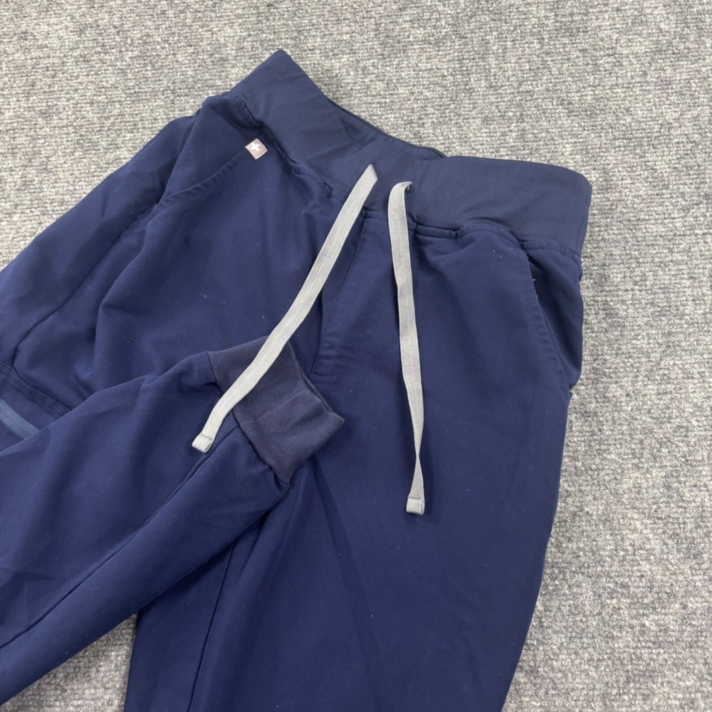 FIGS Zamunda Jogger XS Petite Navy Blue Cargo Scrub Pants Womens